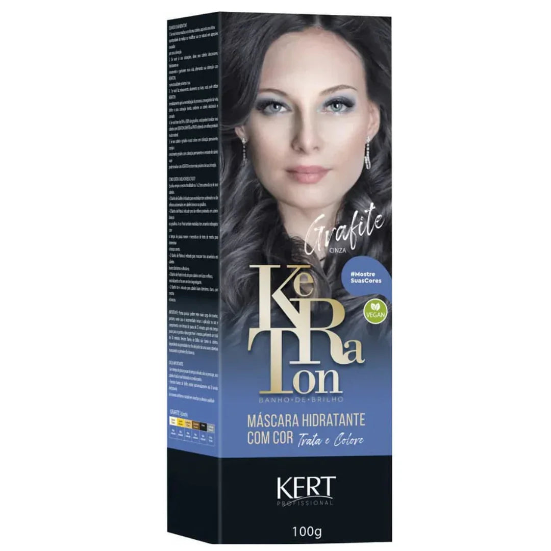 Keraton Banho De Brilho - Grafite 100g - Ilha dos cosméticos