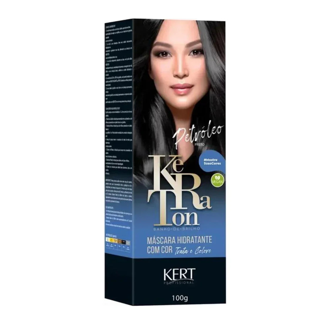 Keraton Banho De Brilho - Petróleo100g - Ilha dos cosméticos