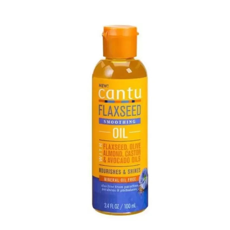 Cantu Shea Butter Flaxseed Smoothing Hair Oil 100ml - Ilha dos cosméticos