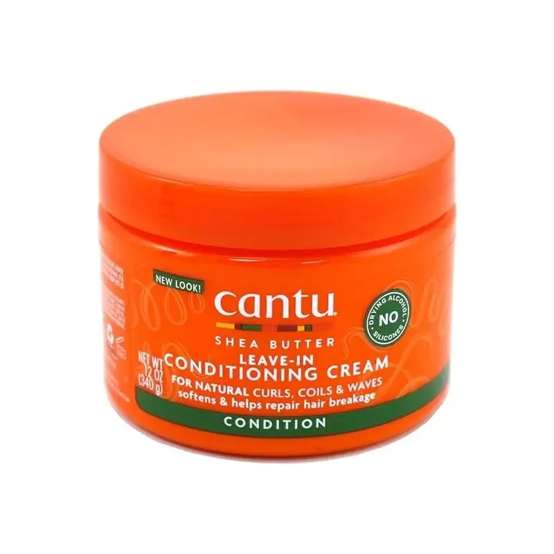 Cantu Shea Butter For Natural Hair Leave-In Conditioning Cream 340g - Ilha dos cosméticos