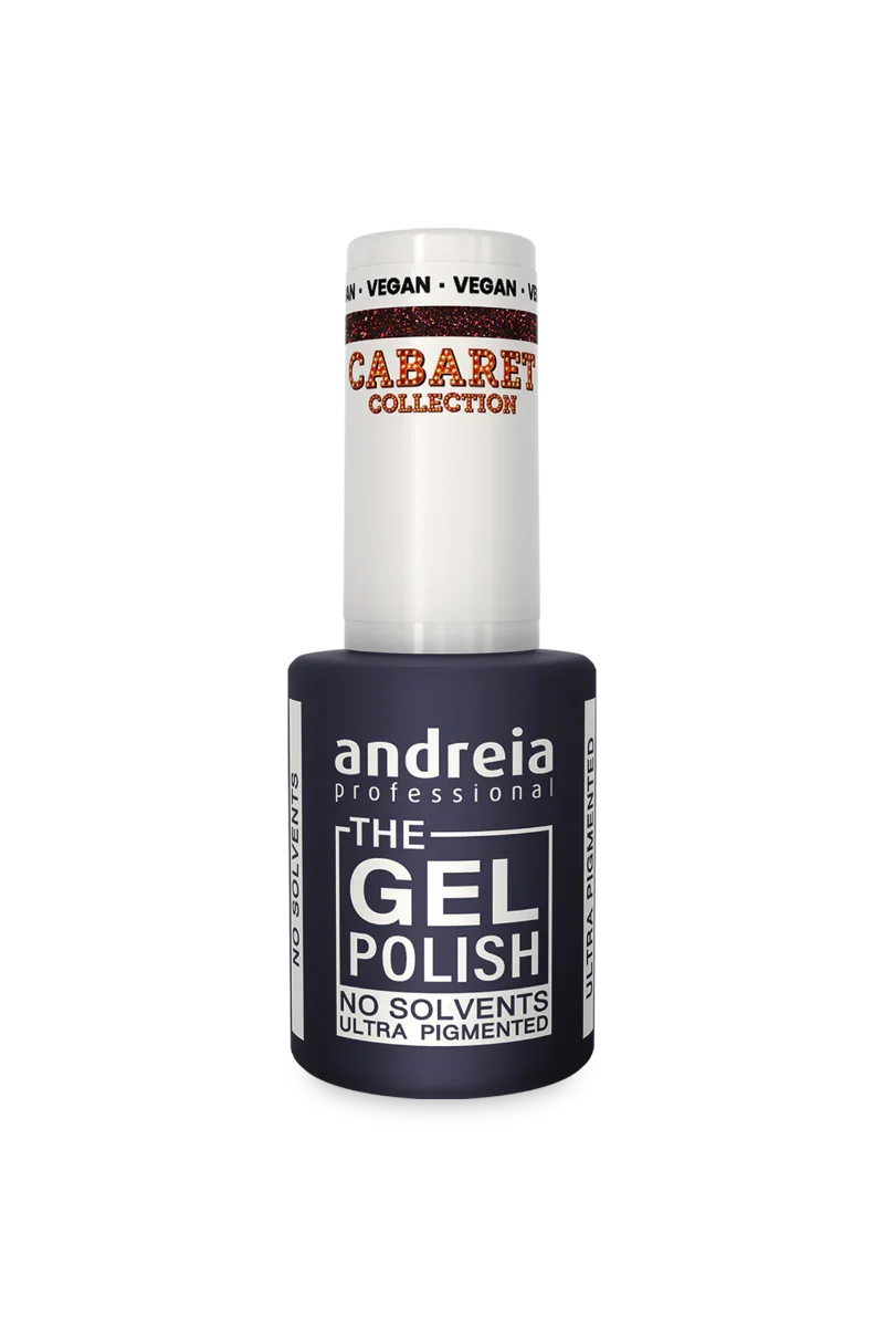 Andreia The Gel Polish CC3 Preto Com Brilhos - Ilha dos cosméticos