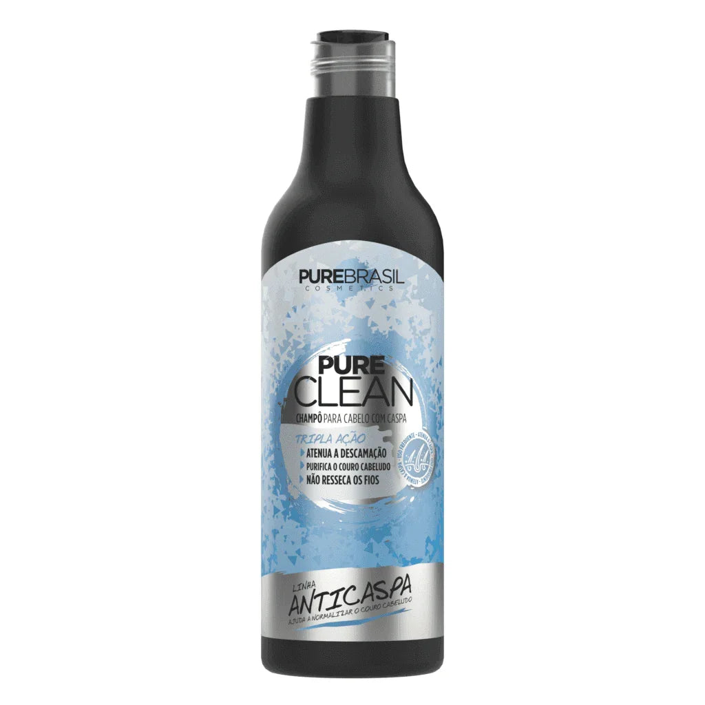 Pure Brasil Pure Clean Anticaspa Shampoo 500ml - Ilha dos cosméticos