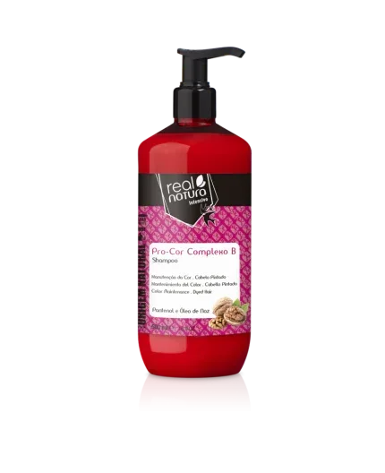 Real Natura Pro-Cor Complexo B Shampoo 500ml - Ilha dos cosméticos