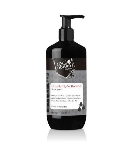 Real Natura Pro-Nutrição Bomba Shampoo 500ml - Ilha dos cosméticos