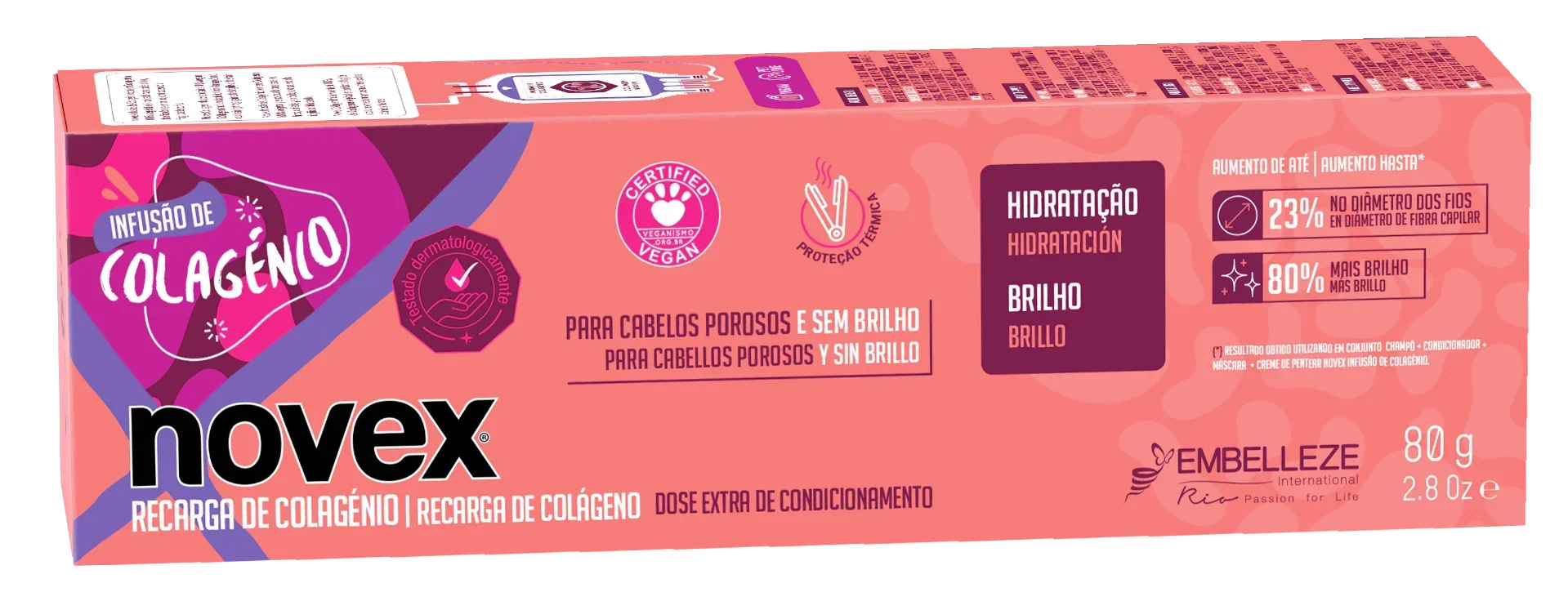 Novex Recarga de Colagénio 80g - Ilha dos cosméticos