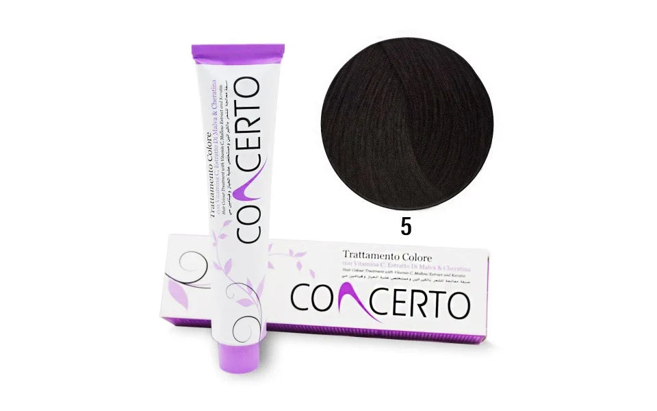 Concerto Coloração Castanho Claro n5 100ml - Ilha dos cosméticos