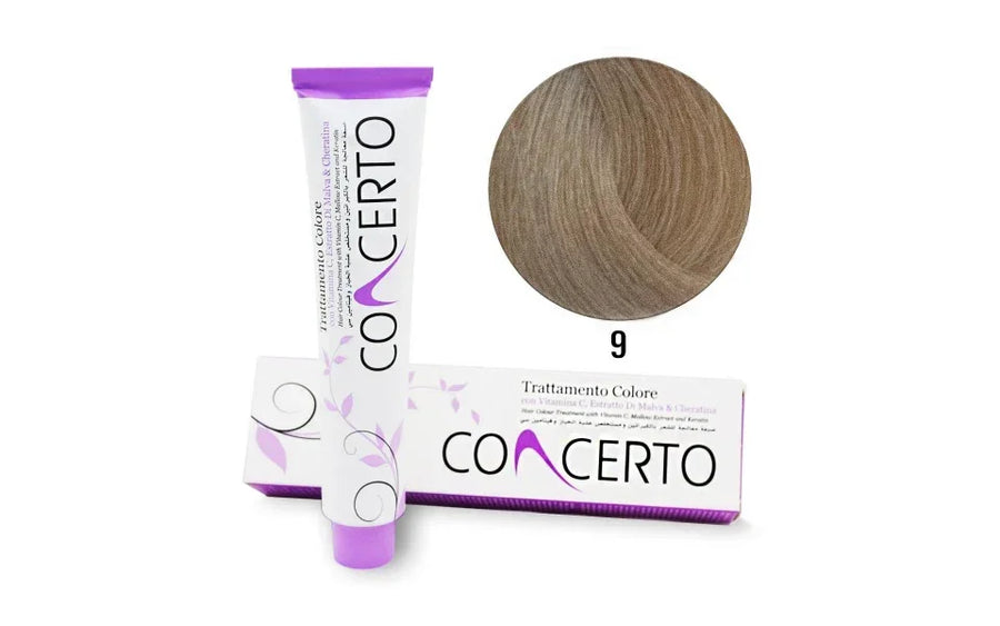 Concerto Coloração Loiro Claríssimo n9 100ml - Ilha dos cosméticos
