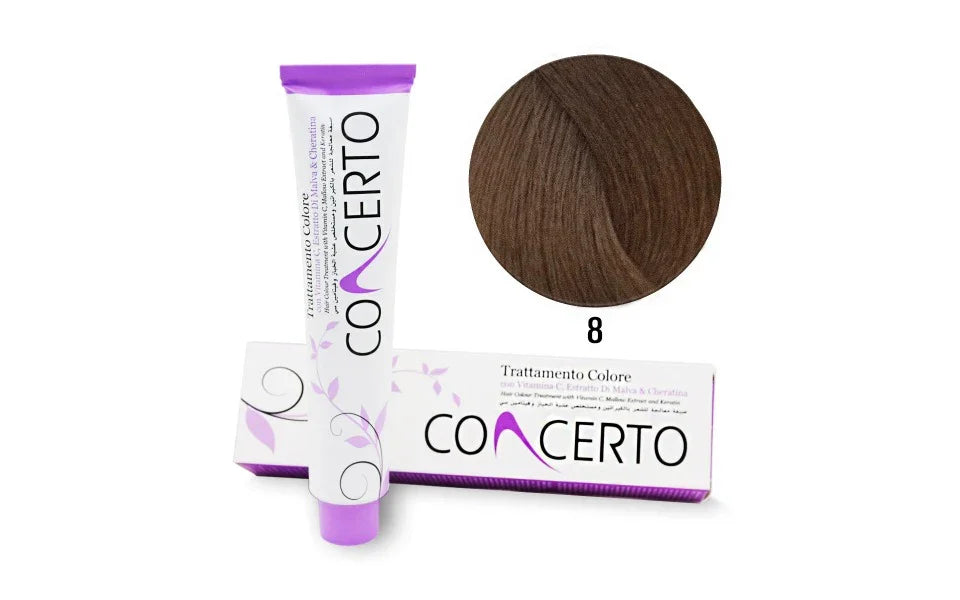 Concerto Coloração Loiro Claro n8 100ml - Ilha dos cosméticos