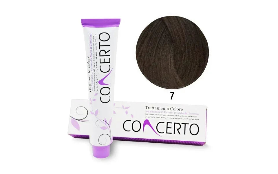 Concerto Coloração Loiro n7 100ml - Ilha dos cosméticos