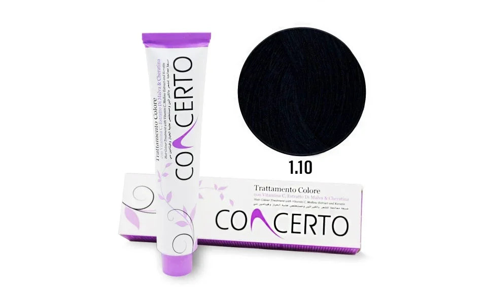 Concerto Coloração Preto Azulado n1.10 100ml - Ilha dos cosméticos