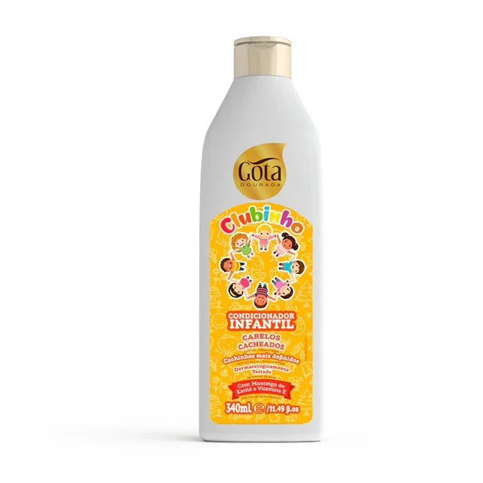 Gota Dourada Clubinho - Condicionador 340ml - Ilha dos cosméticos