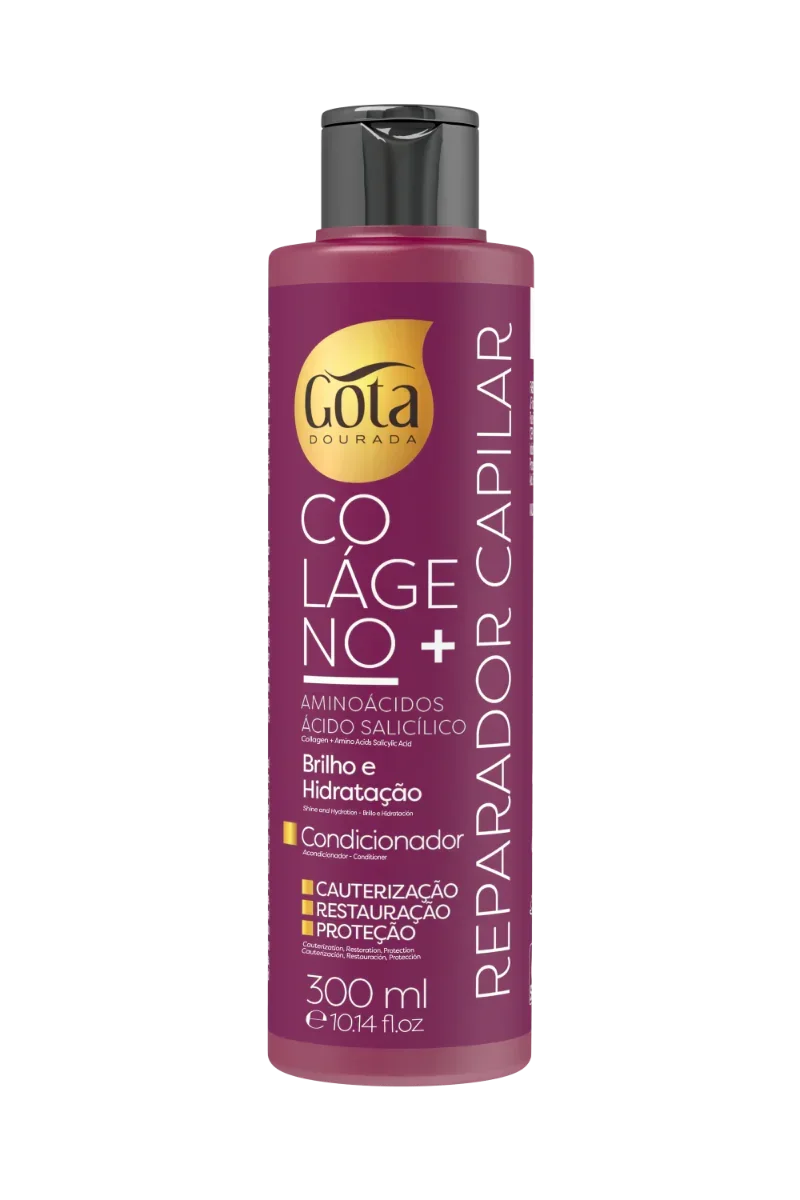 Gota Dourada Colágeno+ Condicionador 300ml - Ilha dos cosméticos