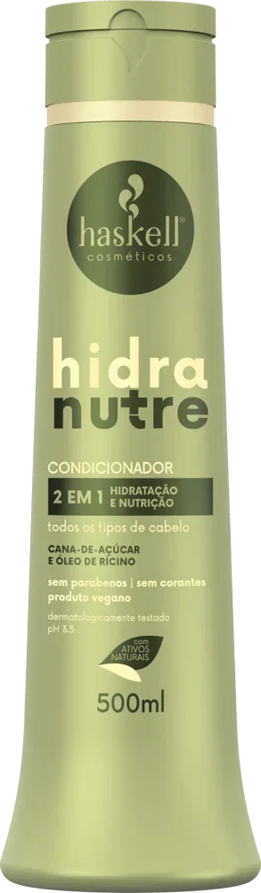 Haskell Hidranutre Condicionador Hidratação e Nutrição 500ml e 1L