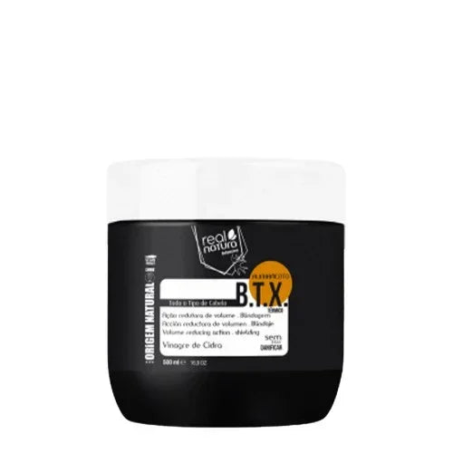Real Natura Creme Alisante e Alinhamento B.T.X 500ml - Ilha dos cosméticos