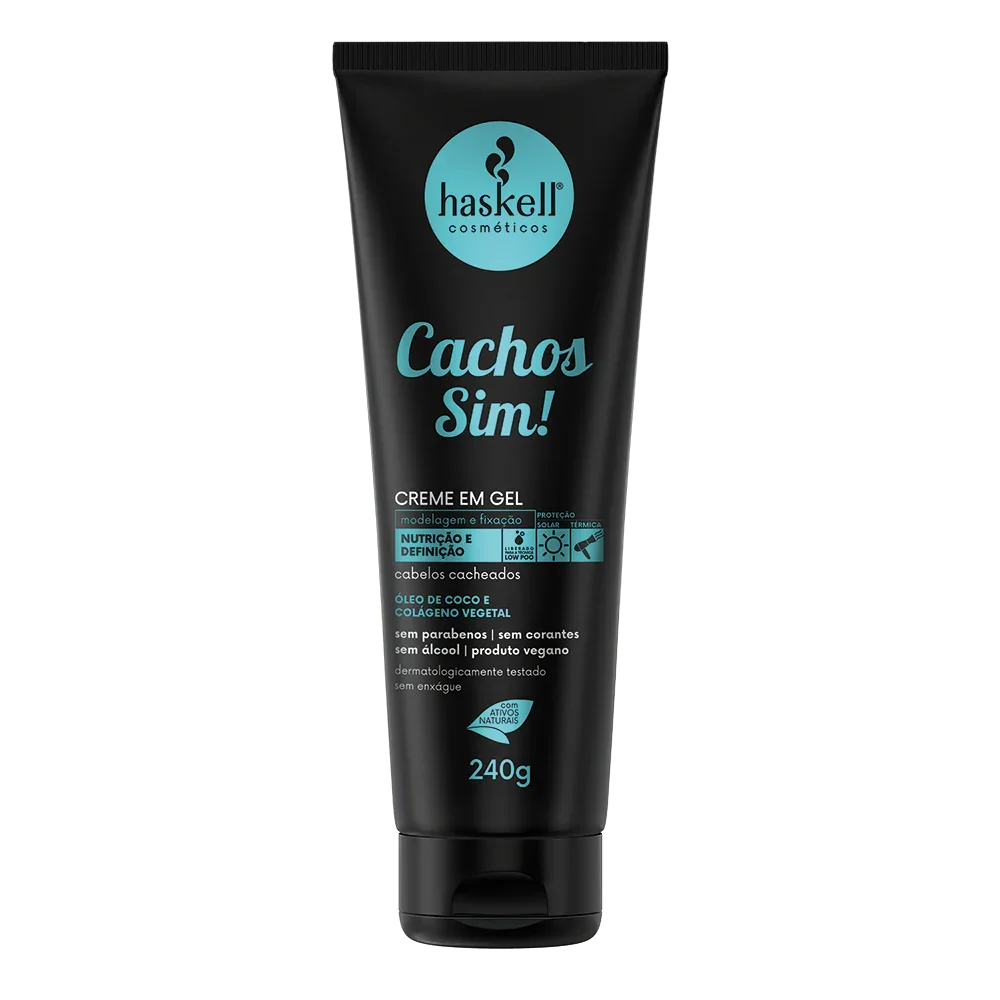 Haskell Cachos Sim Creme em Gel 240g - Ilha dos cosméticos