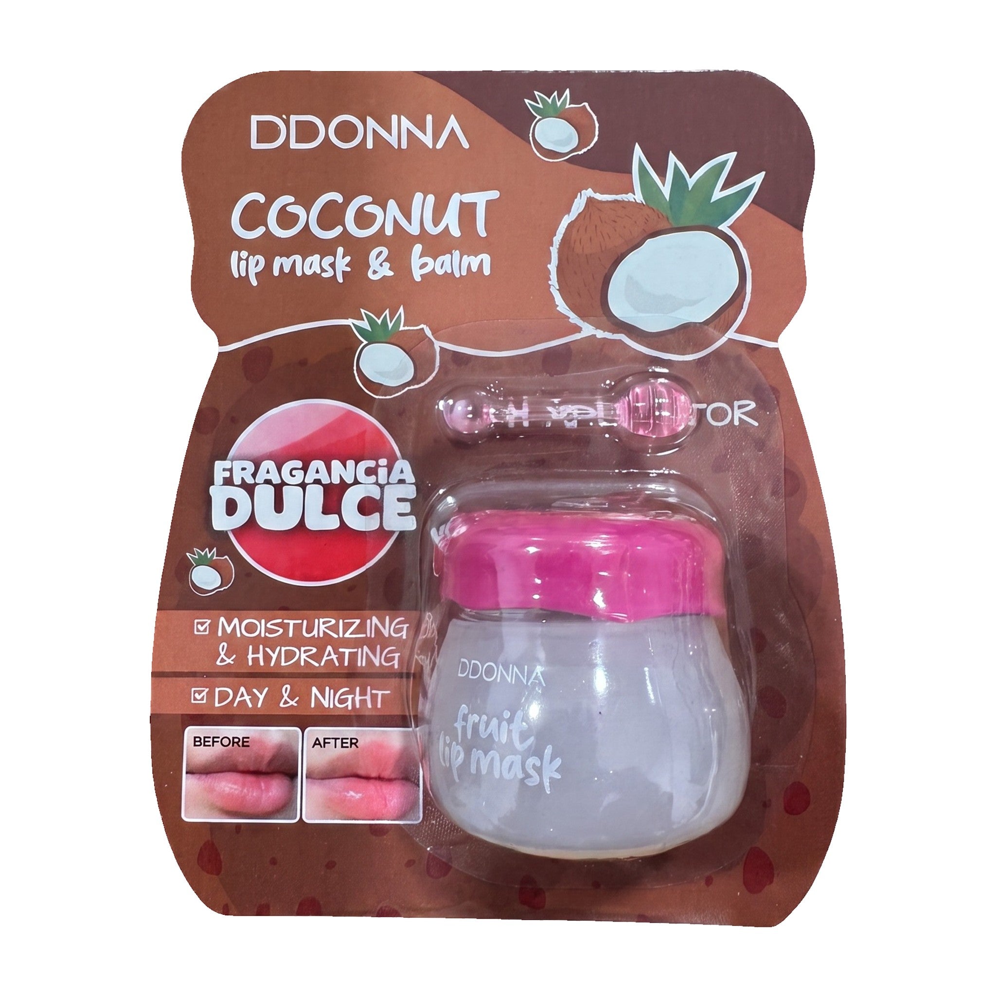 D'Donna Fruit Lip Mask e Bálsamo Labial com Aplicador 10g — foto 3