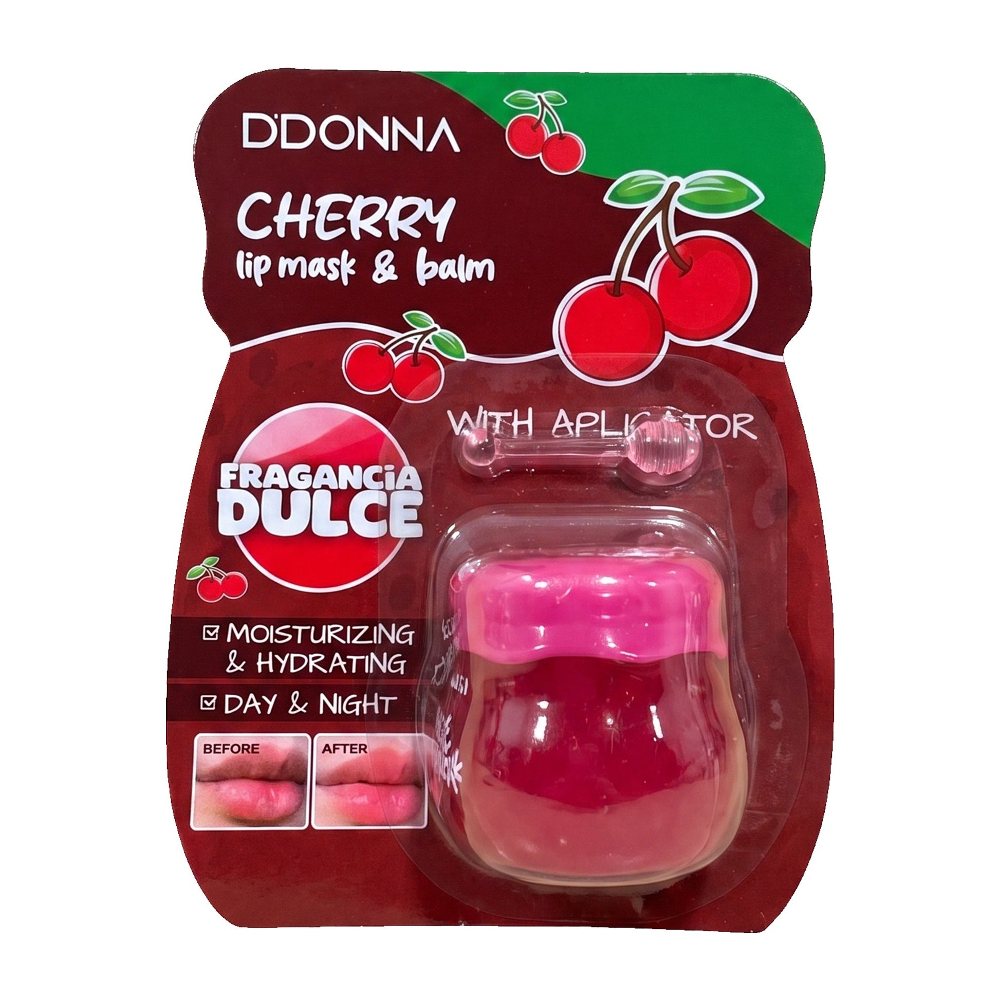D'Donna Fruit Lip Mask e Bálsamo Labial com Aplicador 10g — foto 4