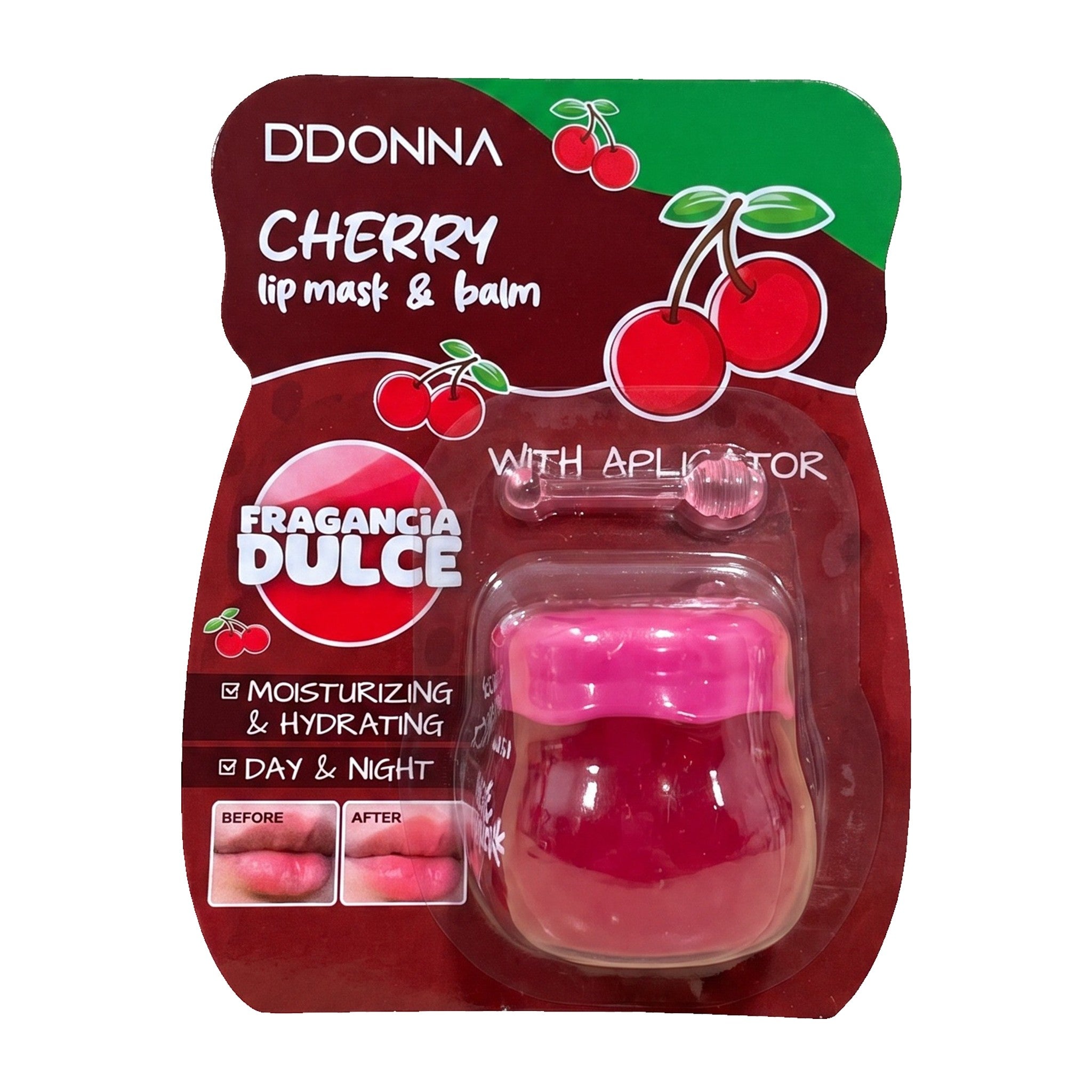 D'Donna Fruit Lip Mask e Bálsamo Labial com Aplicador 10g — foto 4