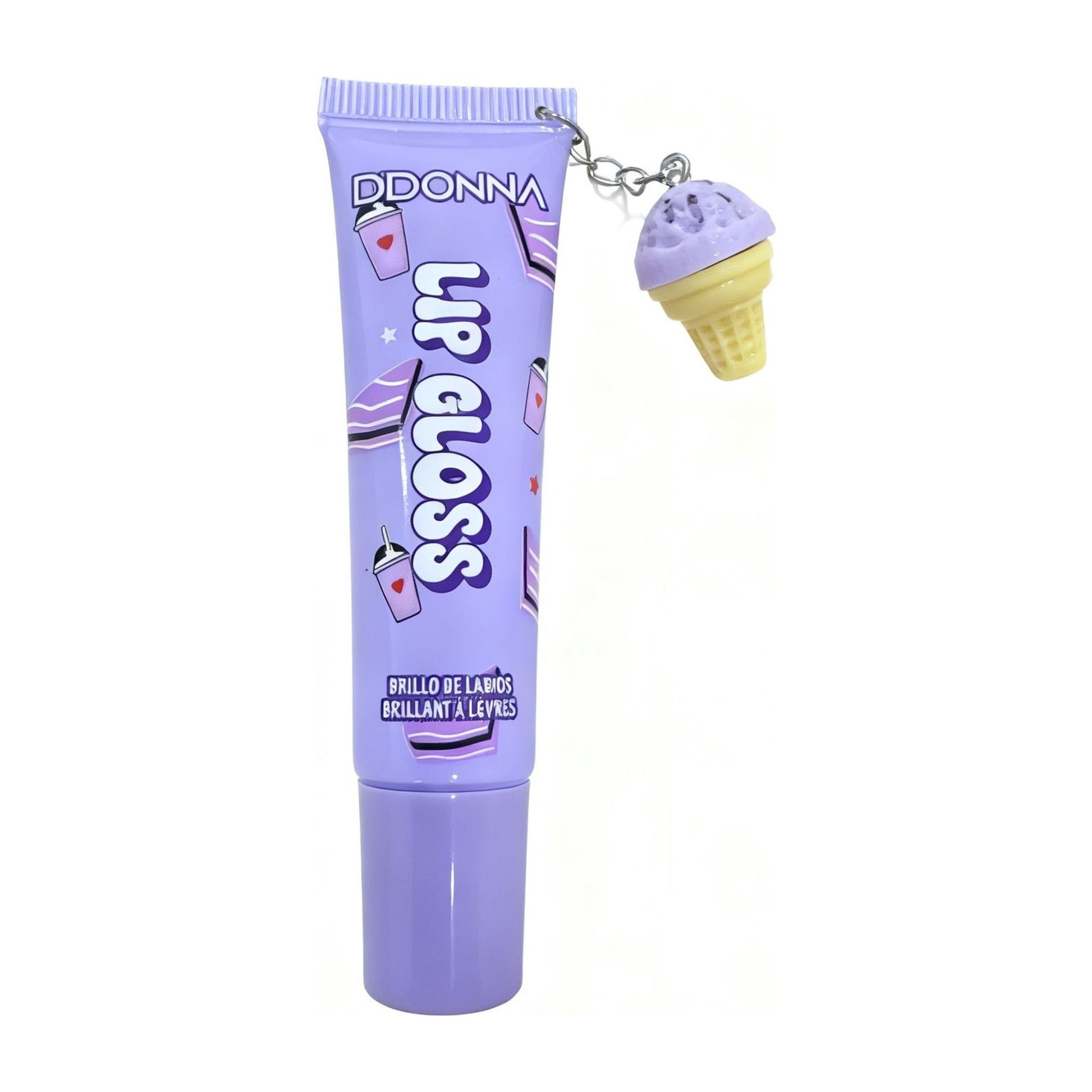 D'Donna Lip Gloss Brilho de Lábios com Pendente Doce — foto 2