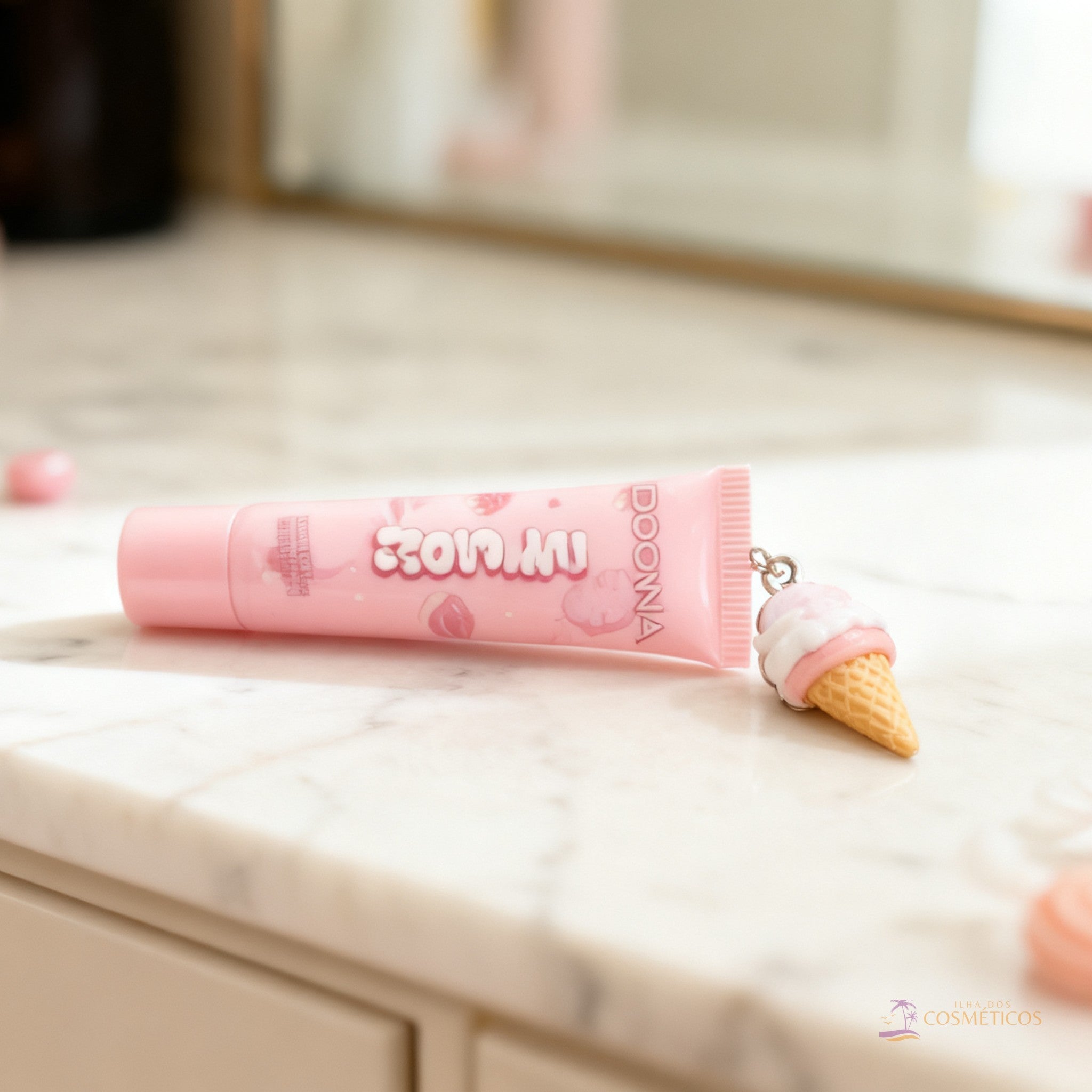 D'Donna Lip Gloss Brilho de Lábios com Pendente Doce — foto 8