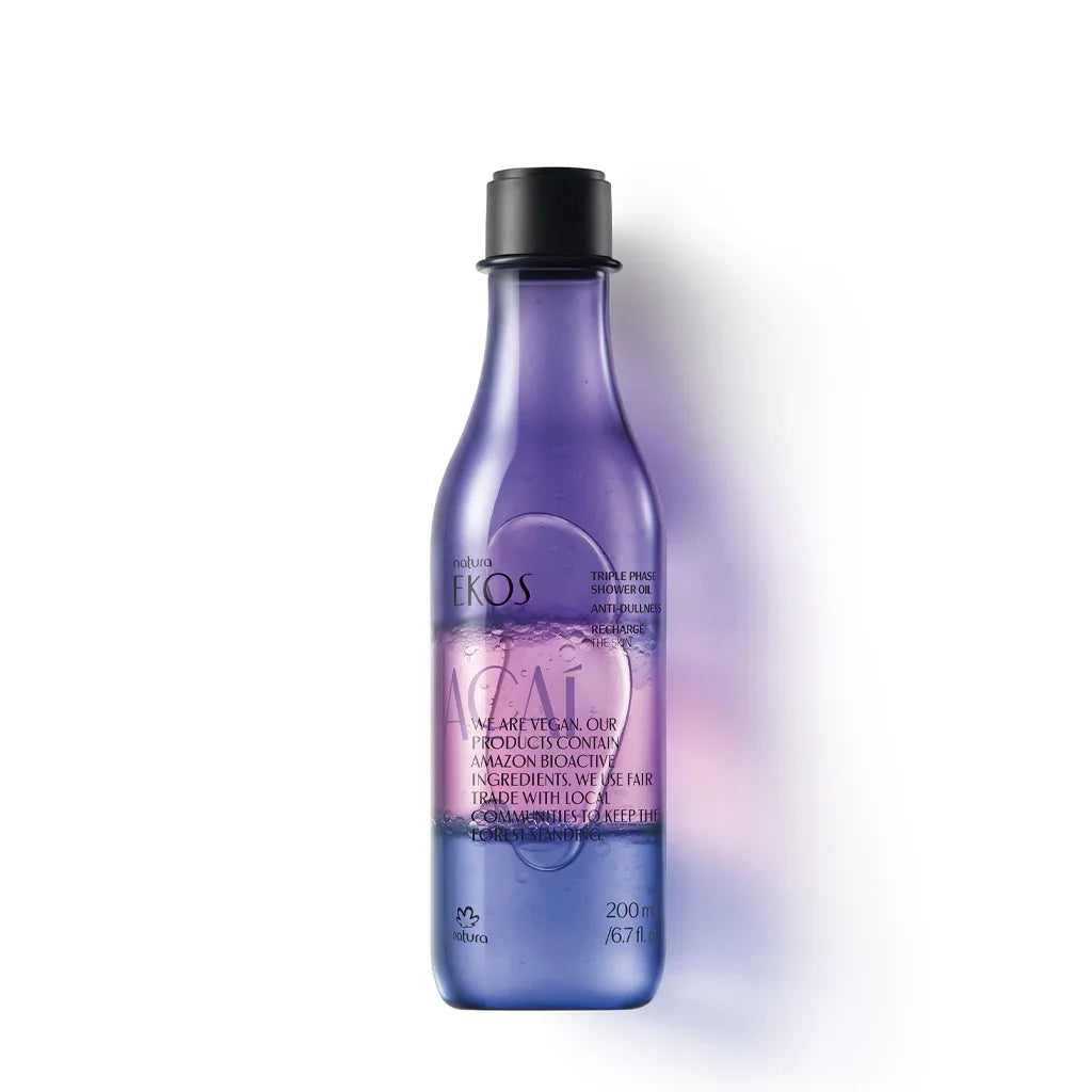 Natura Ekos Açaí Óleo de Duche Trifásico 200ml - Ilha dos cosméticos
