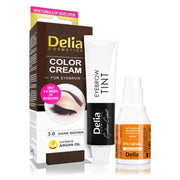 Delia Henna Creme Colorante Para Sobrancelhas Dark Brown 3,0 15ml - Ilha dos cosméticos