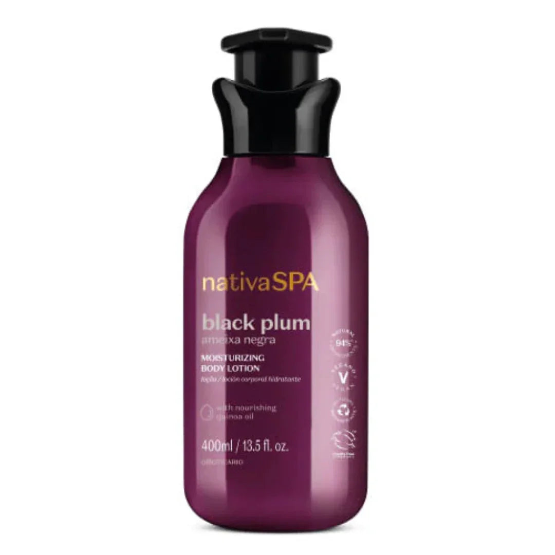 O Boticário Loção Hidratante Nativa Spa Ameixa Negra 400ml - Ilha dos cosméticos