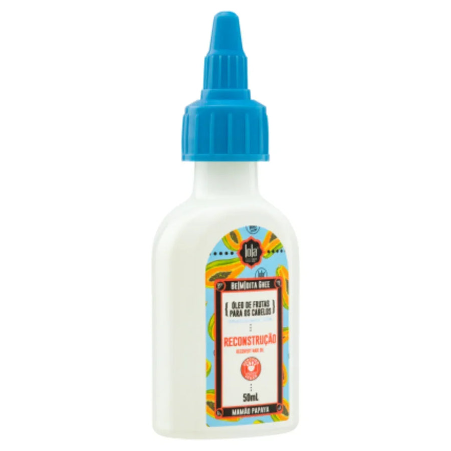 Lola Be(M)dita Ghee Papaya e Queratina Vegetal Reconstrução Óleo 50ml - Ilha dos cosméticos
