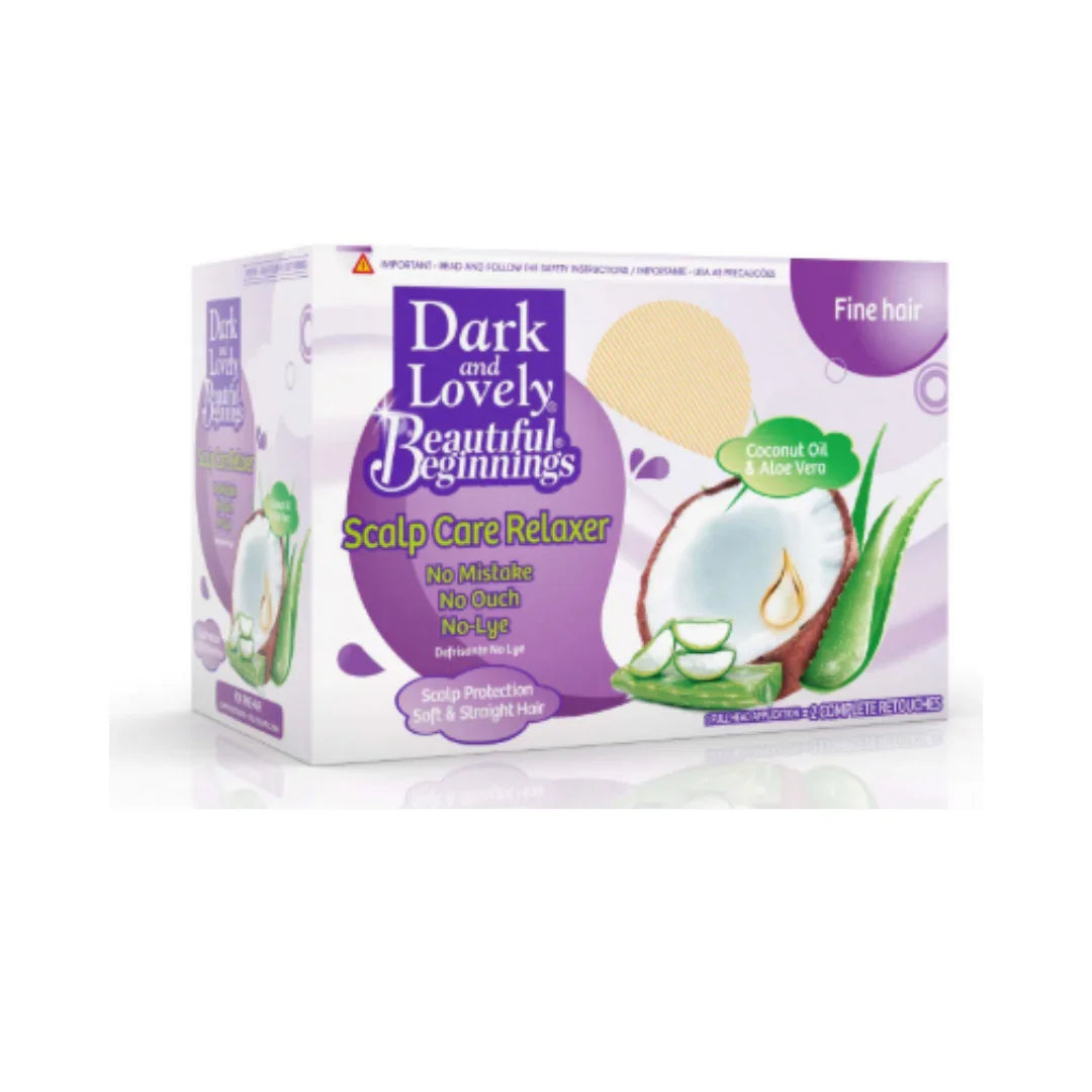 Dark & Lovely Kit Relaxante Beginnings No-Lye - Fino - Ilha dos cosméticos