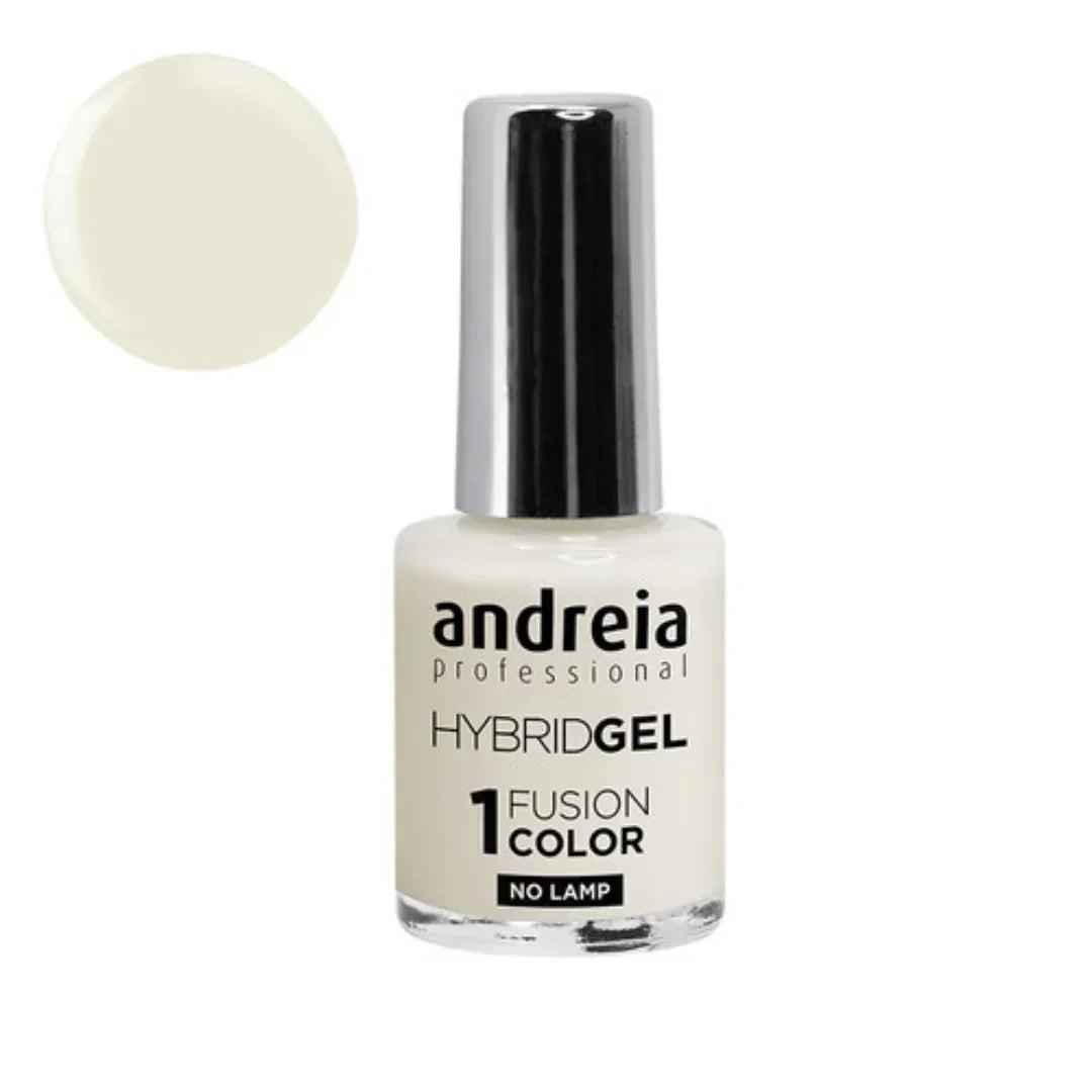 Andreia Verniz Hybrid Gel Fusion Color H3 Branco Leitoso - Ilha dos cosméticos