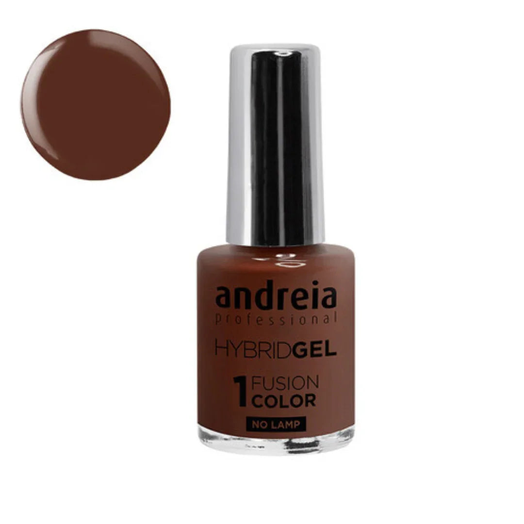 Andreia Verniz Hybrid Gel Fusion Color H66 Castanho Escuro Avermelhado - Ilha dos cosméticos