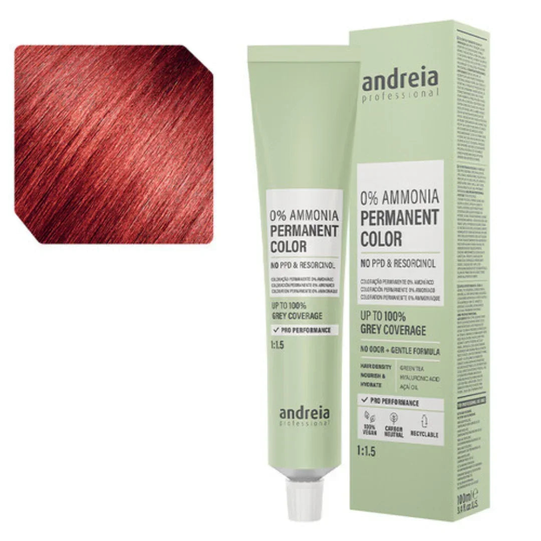 Andreia Coloração Permanente 0% Amoníaco 7.54 Louro Médio Ruivo Acobreado - Ilha dos cosméticos