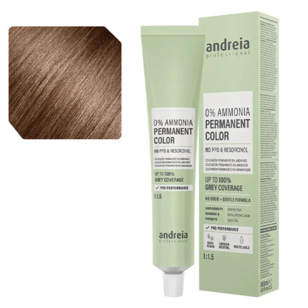 Andreia Coloração Permanente 0% Amoníaco 6.3 Louro Escuro Dourado - Ilha dos cosméticos