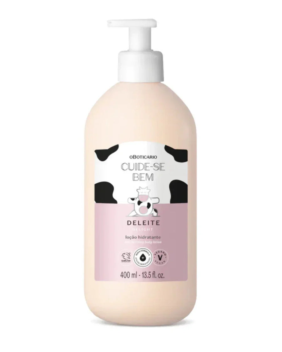 O Boticário Loção Hidratante Corporal Cuide-se Bem Deleite 400ml - Ilha dos cosméticos