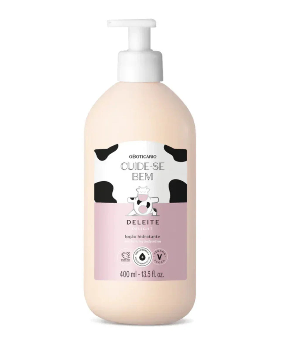 O Boticário Loção Hidratante Corporal Cuide-se Bem Deleite 400ml - Ilha dos cosméticos