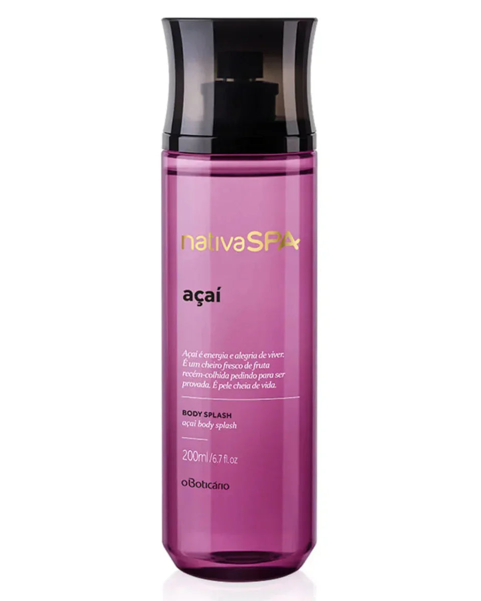 O Boticário Body Splash Nativa Spa Açaí 200ml - Ilha dos cosméticos