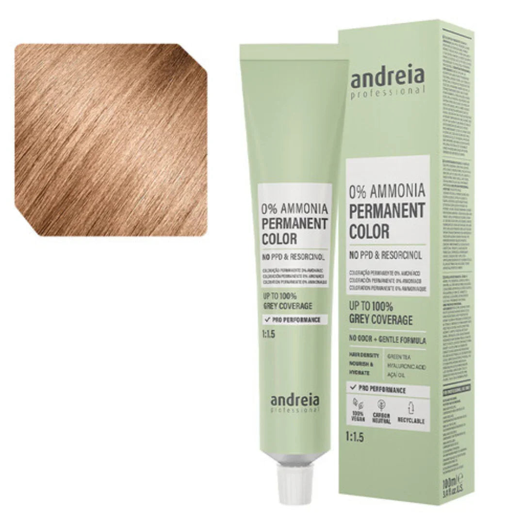 Andreia Coloração Permanente 0% Amoníaco 9.3 Louro Muito Claro Dourado - Ilha dos cosméticos