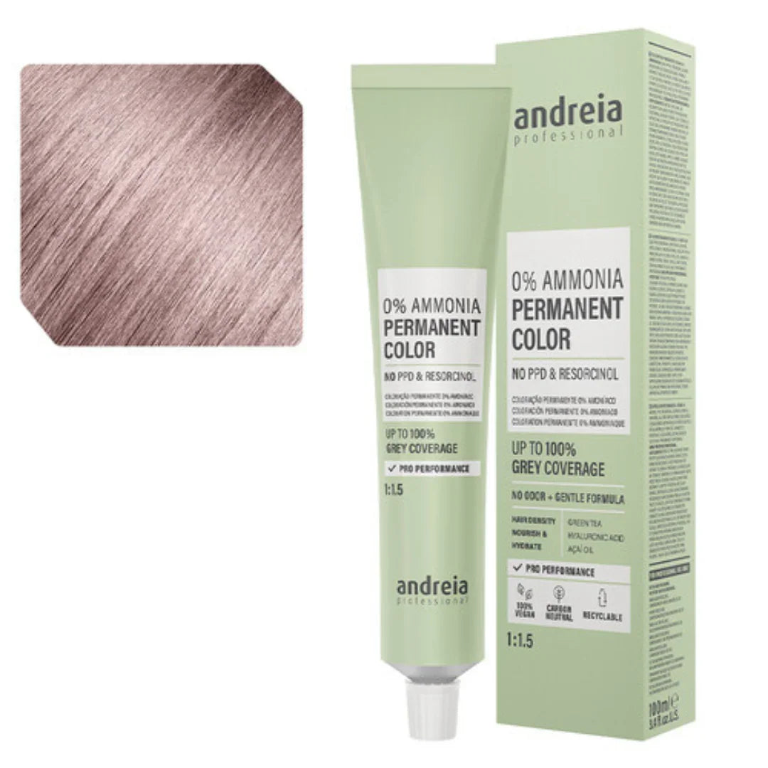 Andreia Coloração Permanente 0% Amoníaco 9.2 Louro Clarissimo Violeta - Ilha dos cosméticos