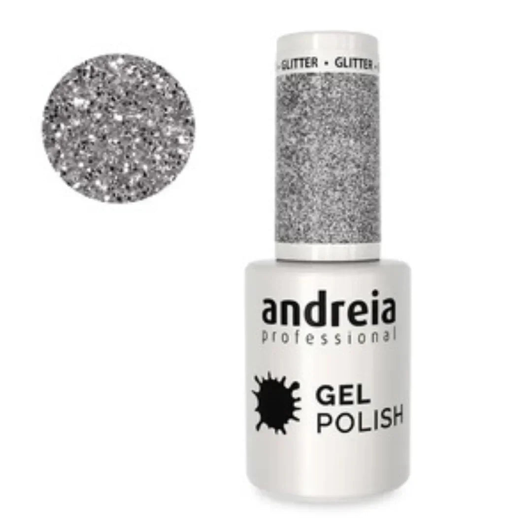 Andreia Verniz Gel 277 Glitter Prateado - Ilha dos cosméticos