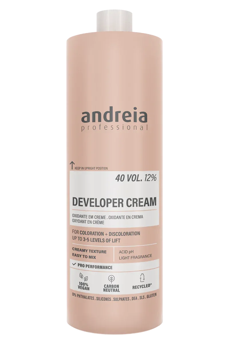 Andreia Oxidante Em Creme - 40Vol 1L - Ilha dos cosméticos