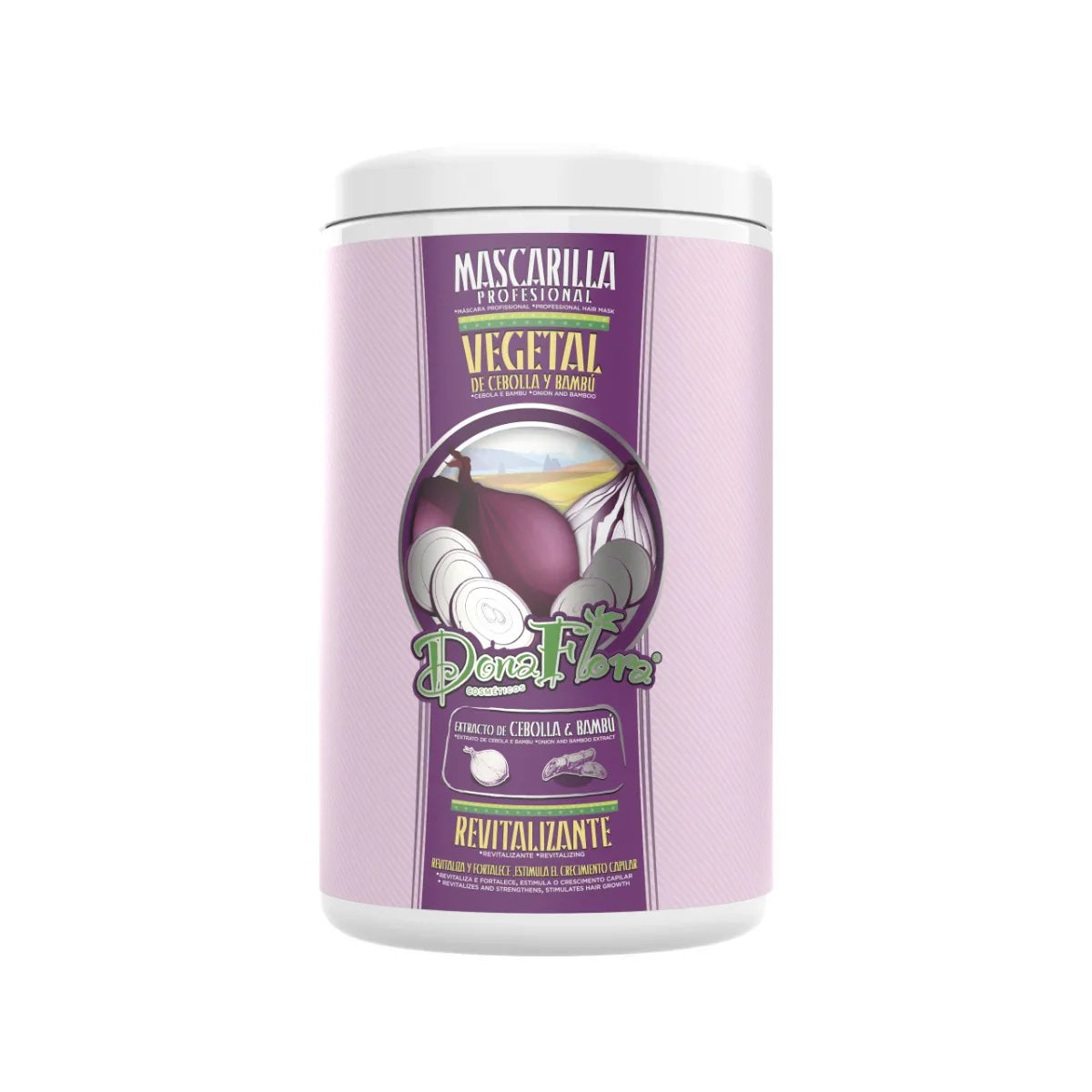 Dona Flora Cebola e Bambu Revitalizante Máscara1kg - Ilha dos cosméticos