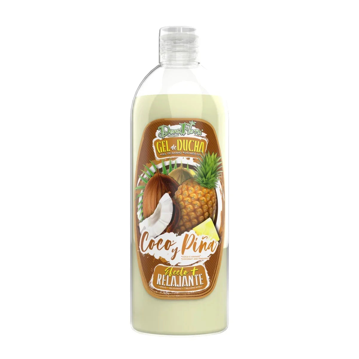 Dona Flora Gel De Banho Coco e Ananás 750ml - Ilha dos cosméticos