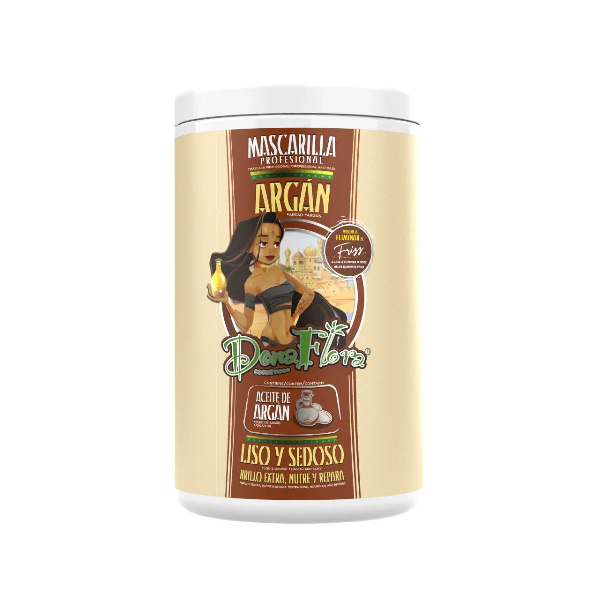 Dona Flora Argan Máscara 1kg - Ilha dos cosméticos