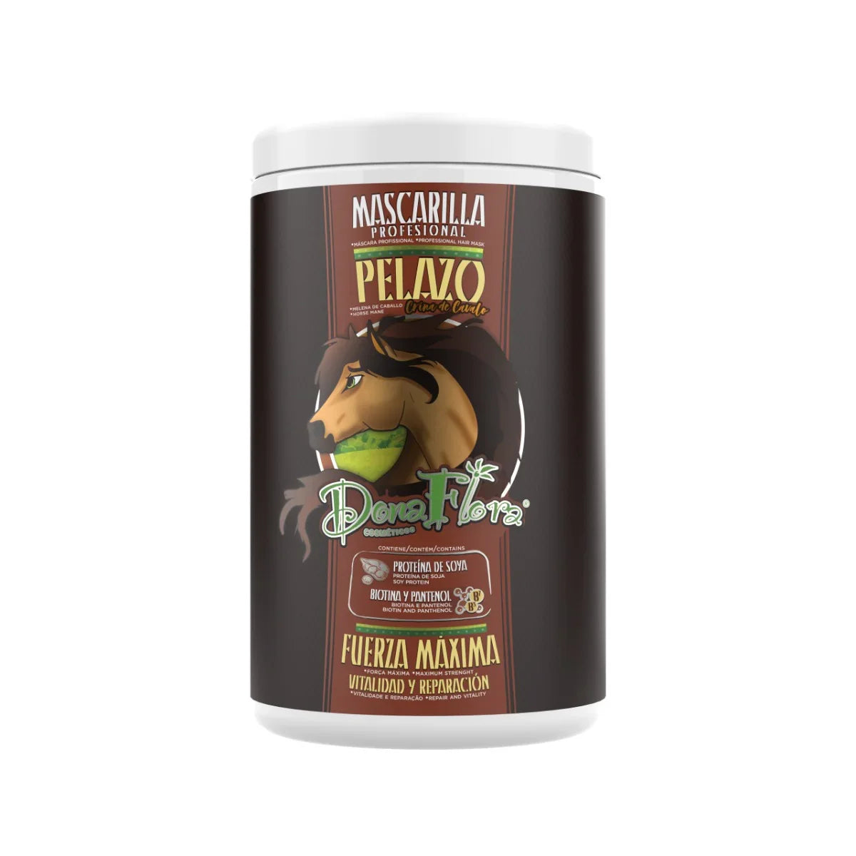 Dona Flora Crina De Cavalo Máscara 1kg - Ilha dos cosméticos
