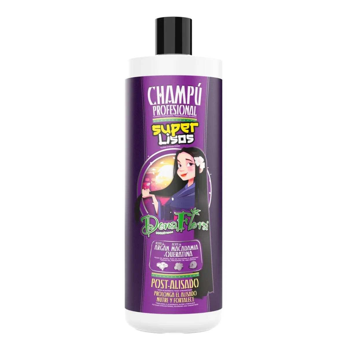 Dona Flora Super Lisos Shampoo 1L - Ilha dos cosméticos