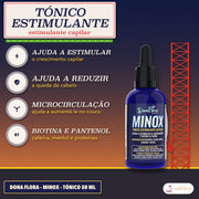Tônico MINOX Dona Flora: apresentação, com o que a fórmula faz pelo fio