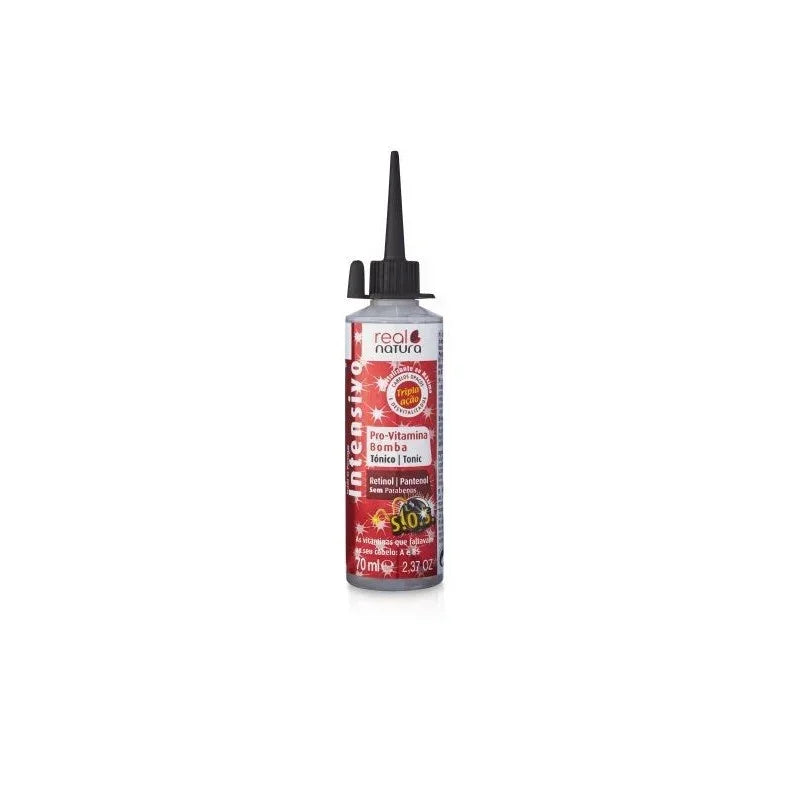 Real Natura Pró-Vitamina Bomba Tónico Capilar 70ml - Ilha dos cosméticos