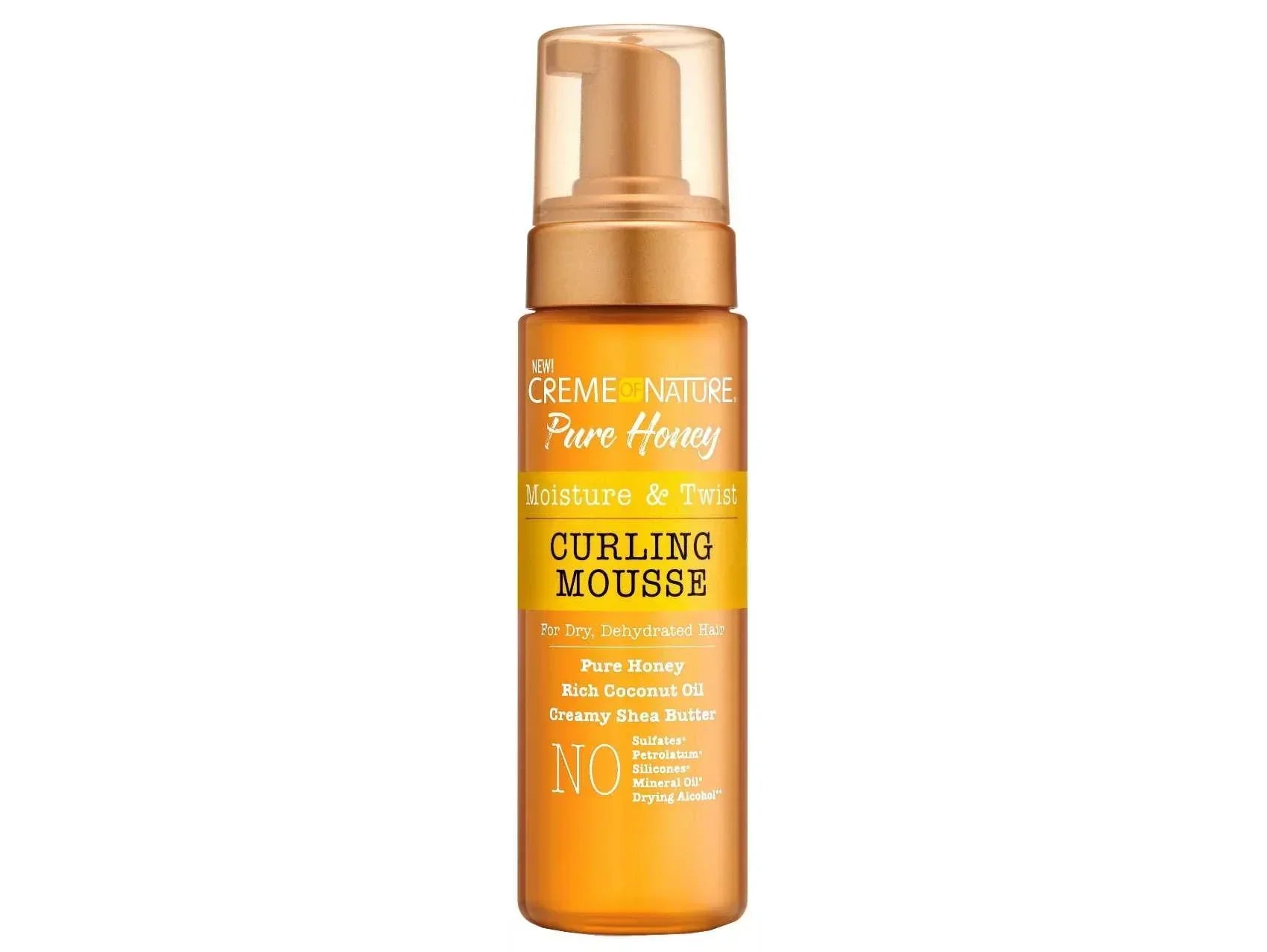 Creme of Nature Pure Honey Curling Mousse 207ml - Ilha dos cosméticos