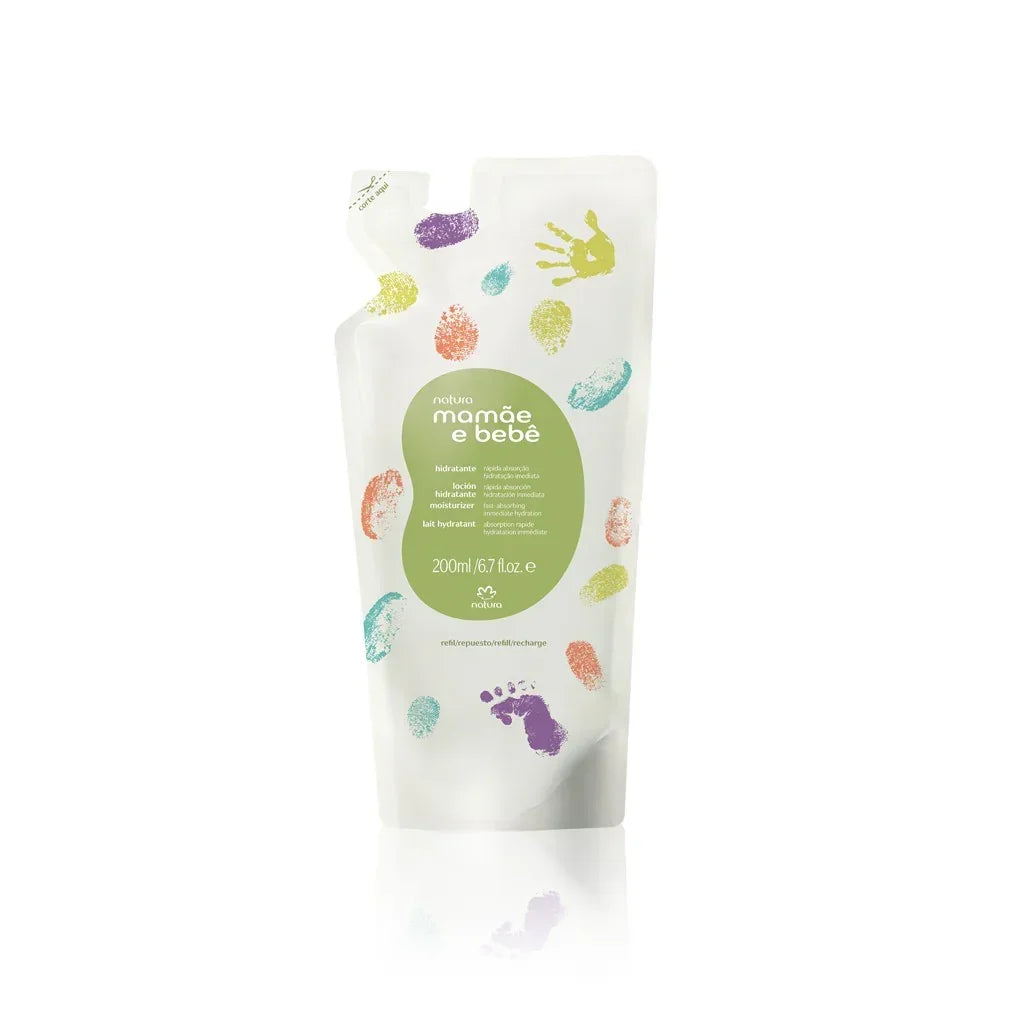Natura Mamãe E Bebe Loção Hidratante para Bebes Refil 200ml - Ilha dos cosméticos
