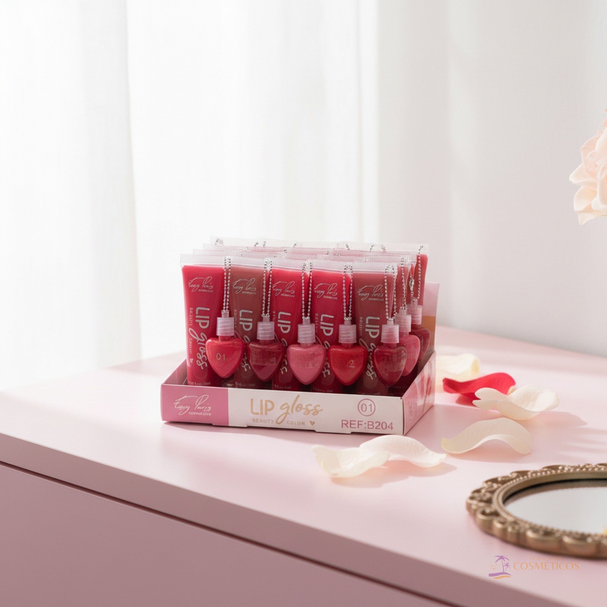 Easy Paris Lip Gloss Beauty Color Brilho de Lábios com Cor 18ml — foto 8